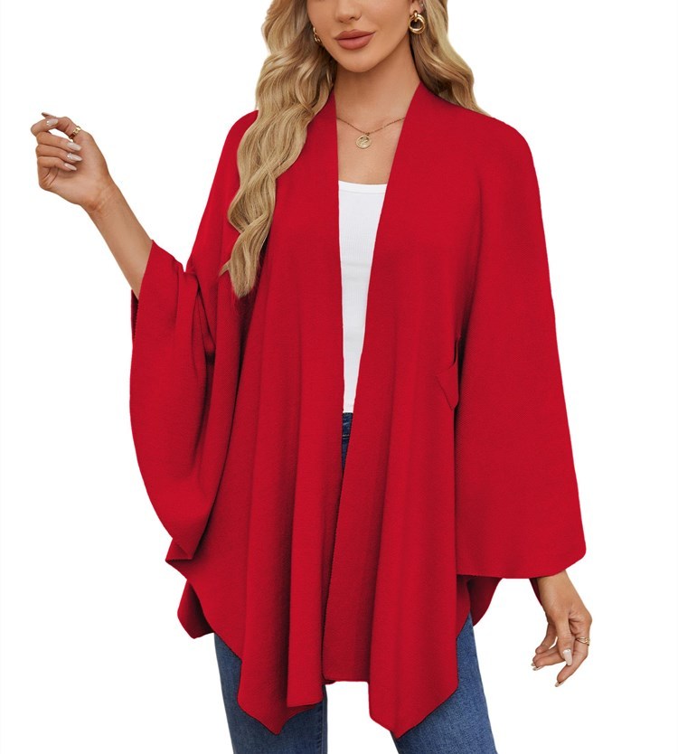 Elegant Shawl Wraps Soft Open Front Poncho Sweater (Buy 2 Free Shipping)