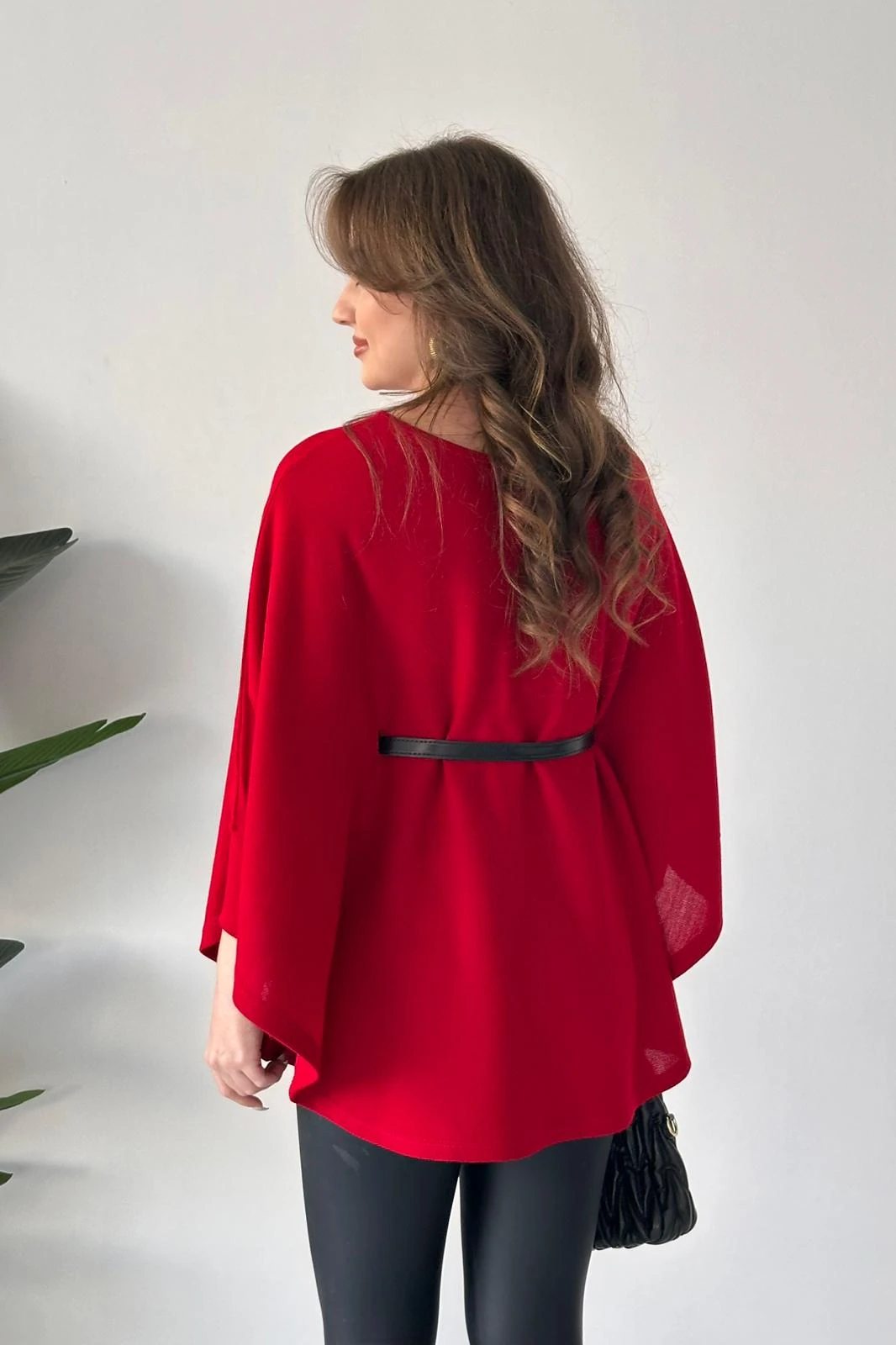 Elegant Belted Batwing Knit Top (Buy 2 Free Shipping)