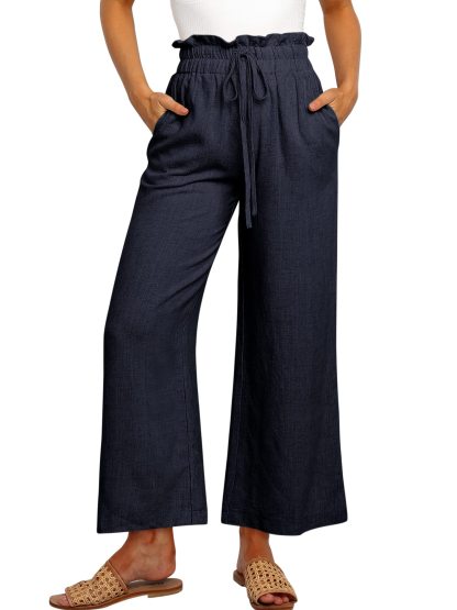Casual Loose High Waist Linen Pants (Buy 2 Free Shipping)