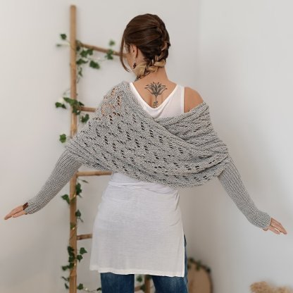 Knitted Cable Wrap Shrugs (Buy 2 Free Shipping)