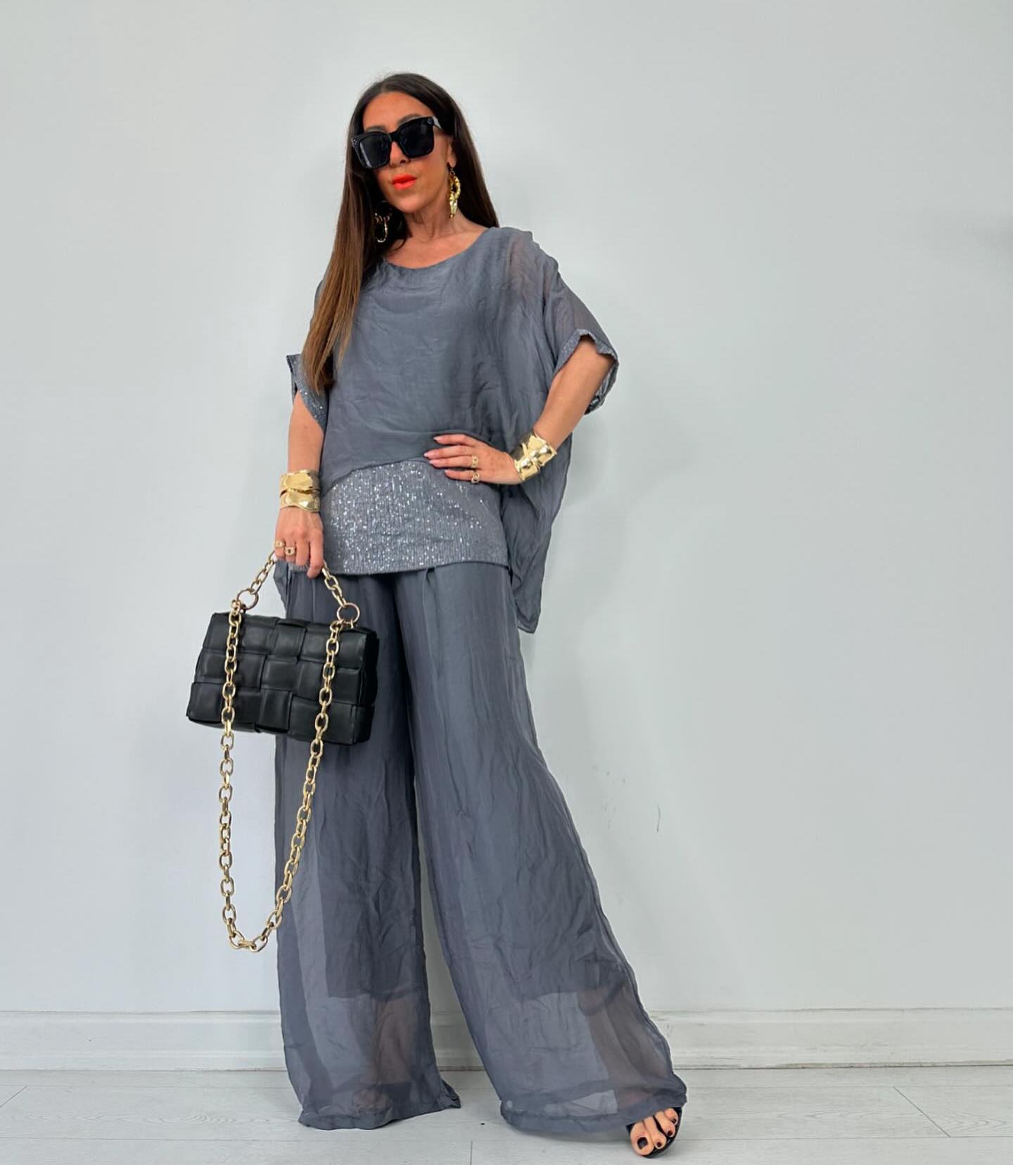 Last Day Promotion🔥Elegant Chiffon Two-Piece Set(Buy 2 Free Shipping)