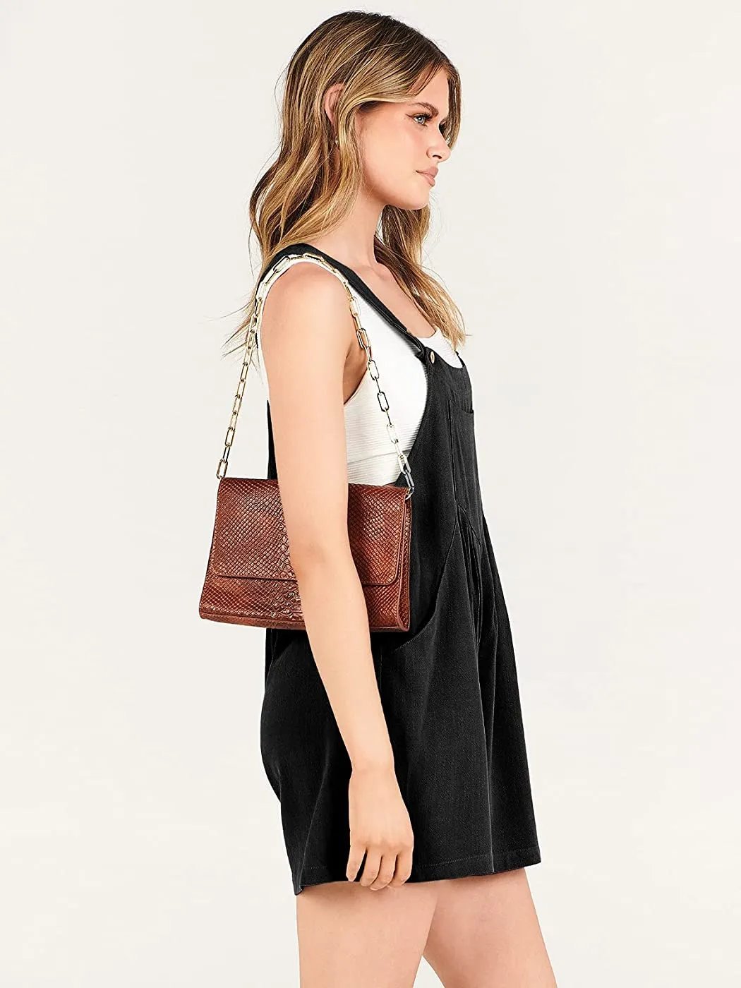 Last Day Promotion🔥Adjustable Wide Leg Pocket Short Overalls Romper(Buy 2 Free Shipping)