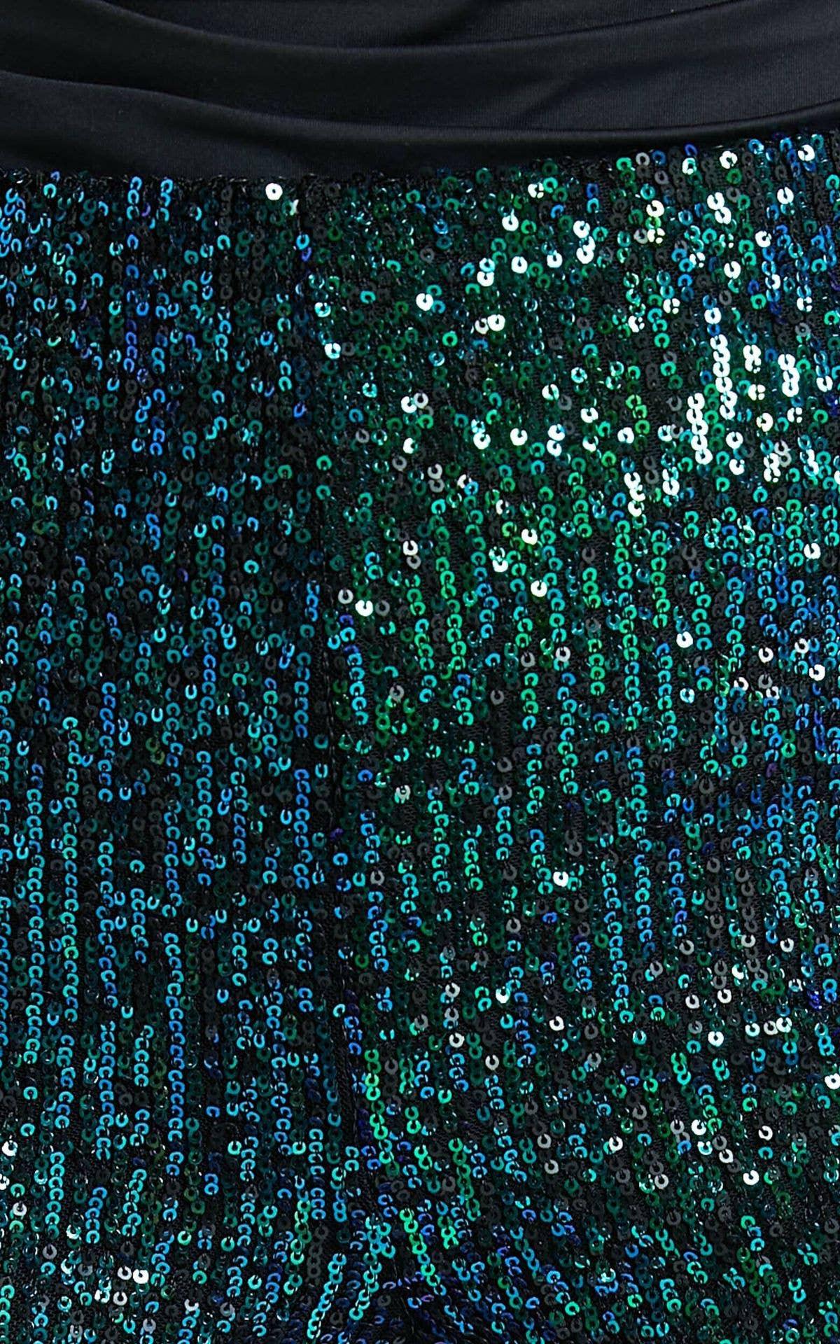 High Waist Sequin Flare Pants (Buy 2 Free Shipping)