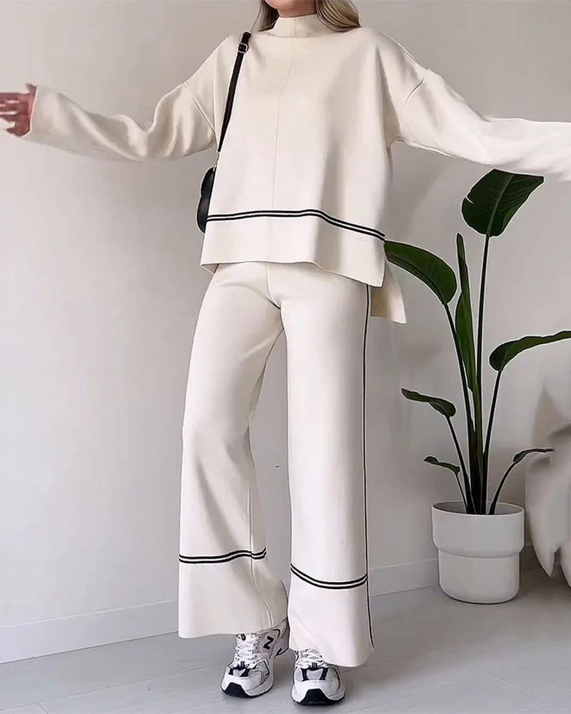 Casual Two-pieces Outfits Knit Set (Buy 2 Free Shipping)