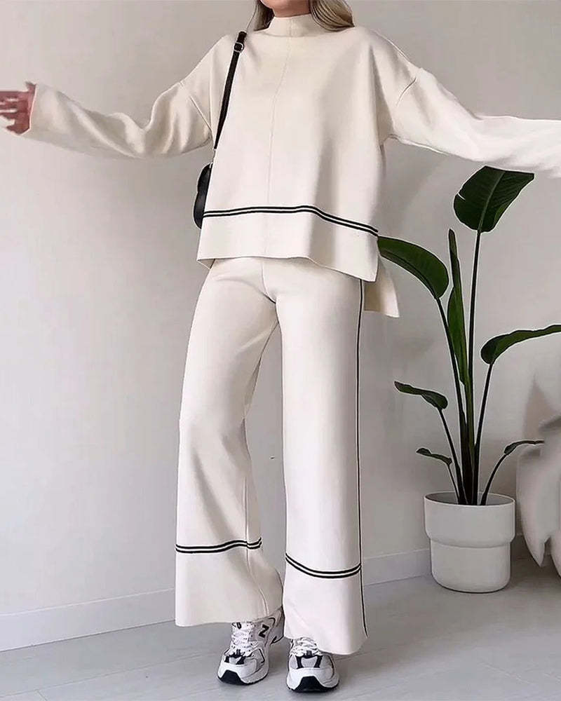 Casual Two-pieces Outfits Knit Set (Buy 2 Free Shipping)