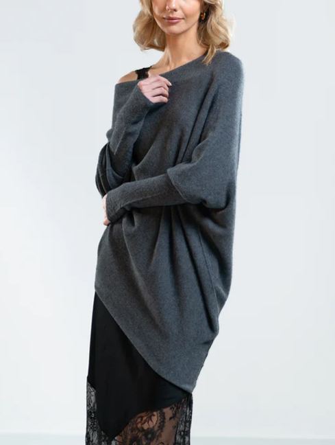 New Asymmetric Draped Jumper (Buy 2 Free Shipping)