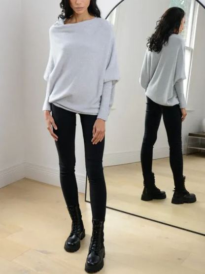 New Asymmetric Draped Jumper (Buy 2 Free Shipping)