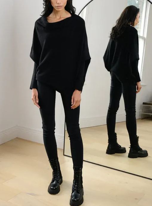 New Asymmetric Draped Jumper (Buy 2 Free Shipping)