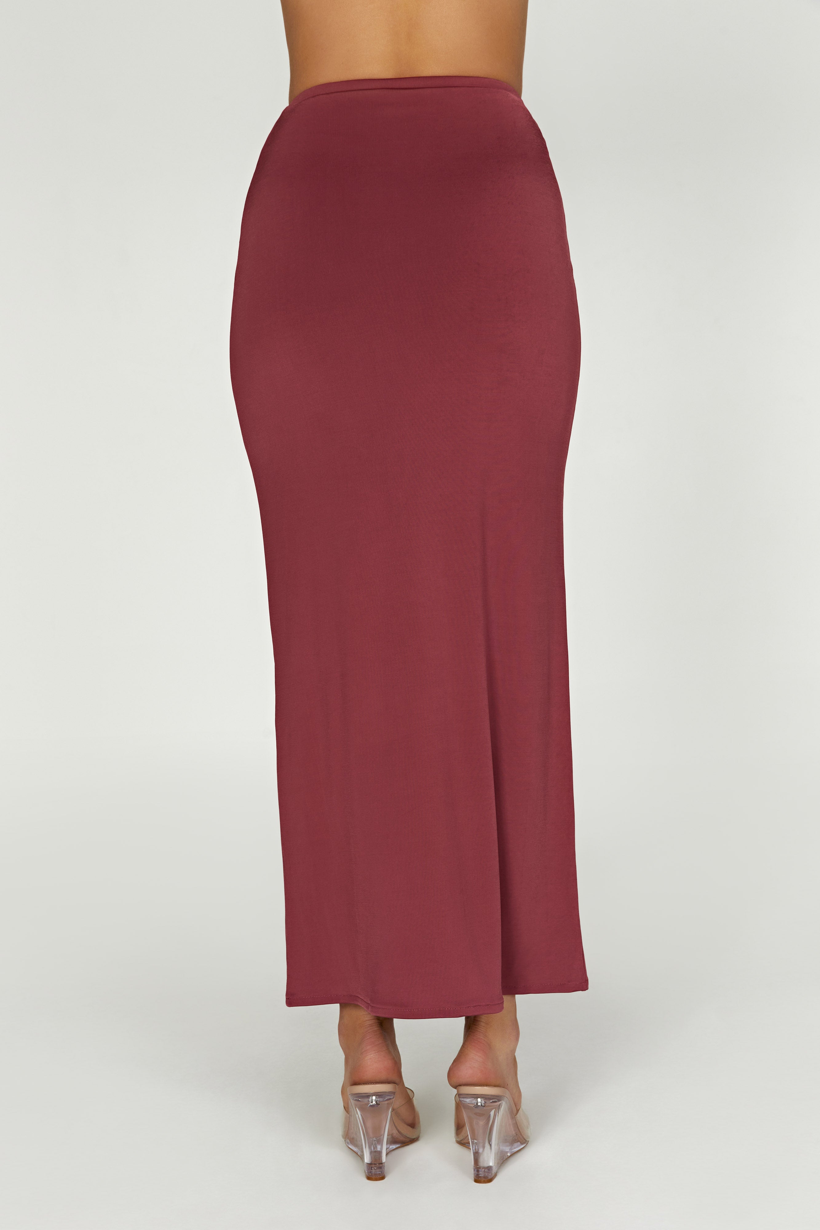 Ceri Maxi Twist Skirt - Wine-My Chic Way.All Rights Reserved