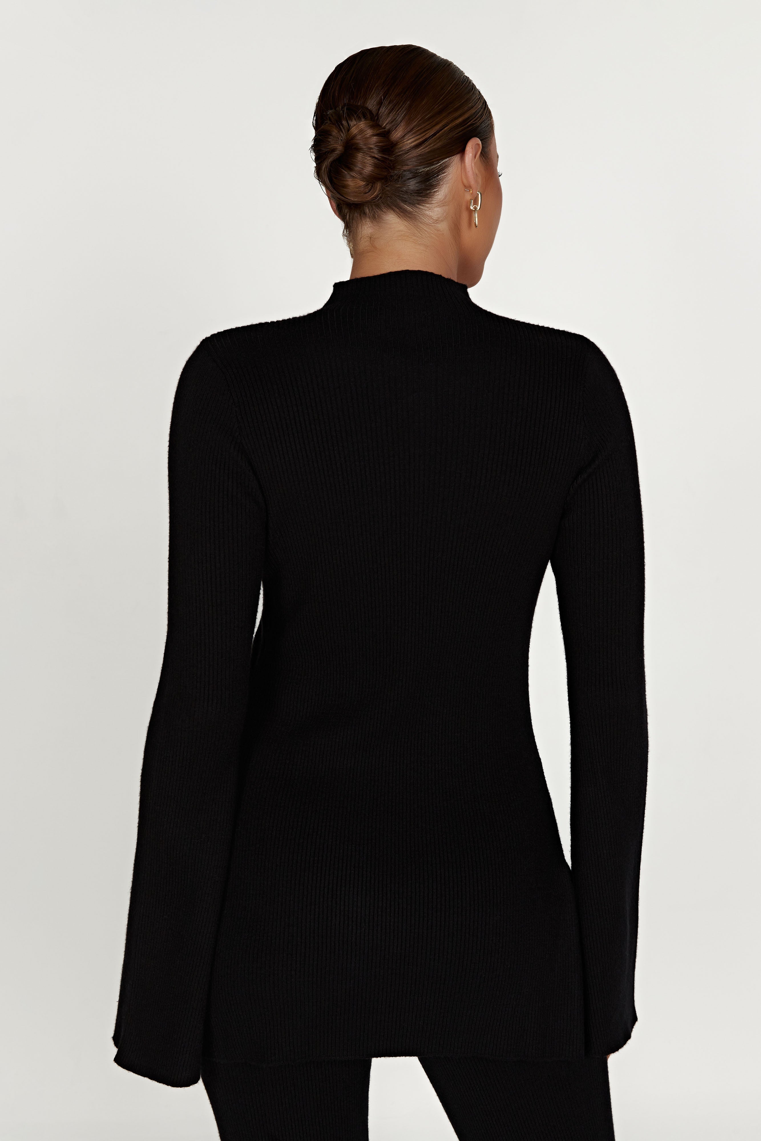 Jovie Oversized Knit Jumper - Black-My Chic Way.All Rights Reserved