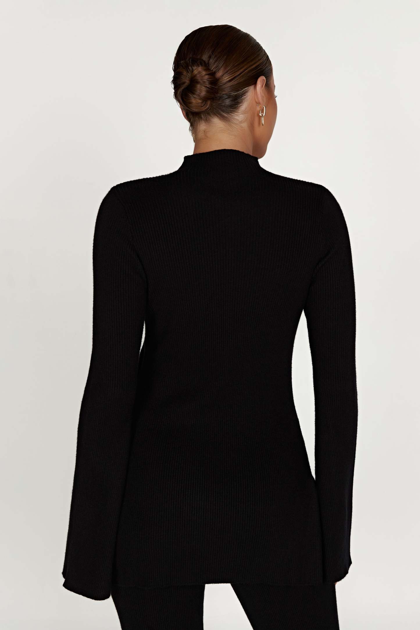 Jovie Oversized Knit Jumper - Black-My Chic Way.All Rights Reserved