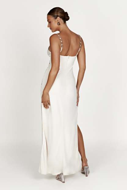 Farren Ring Maxi Dress - Beige-My Chic Way.All Rights Reserved