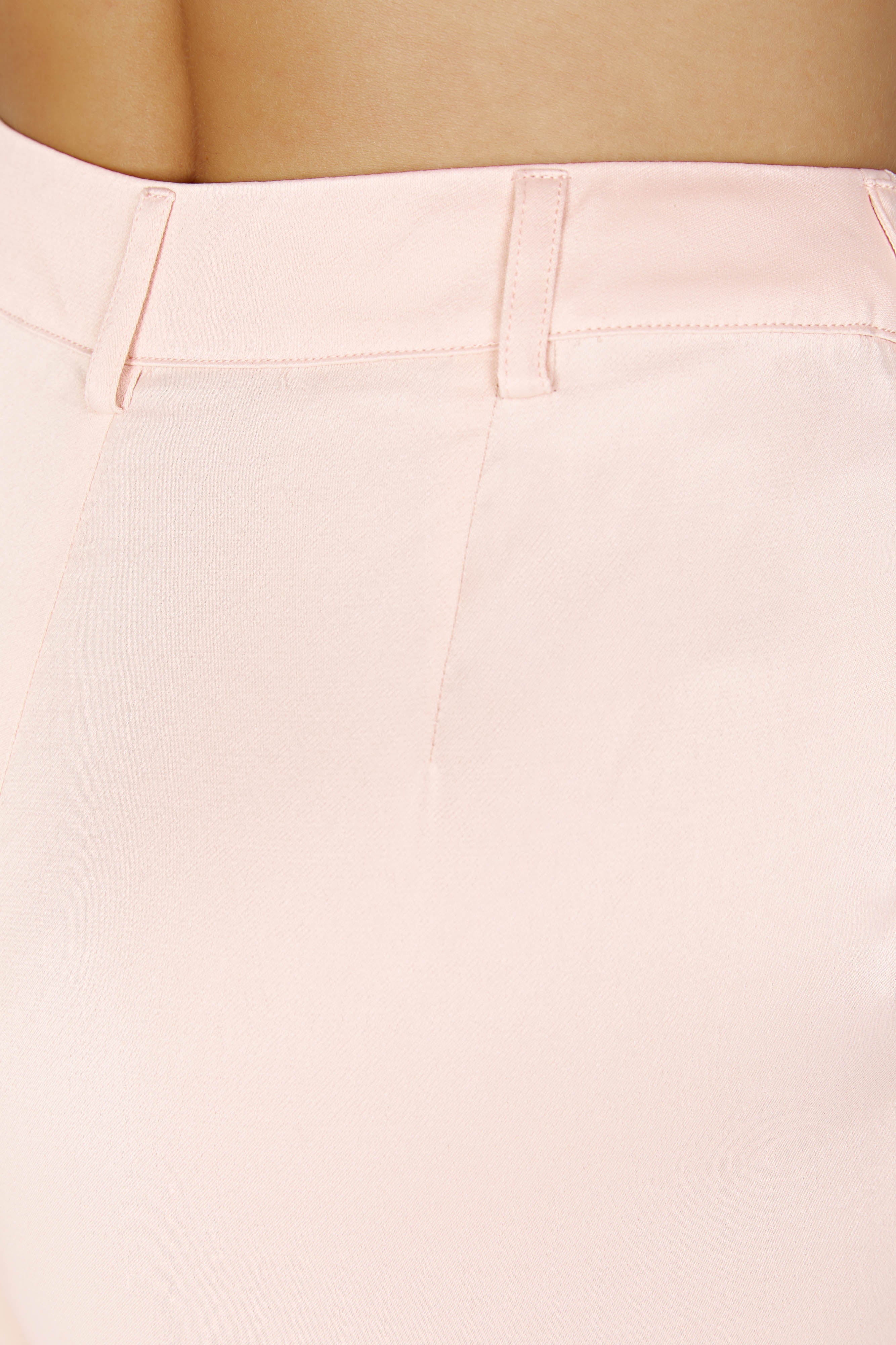 Nour Satin Wide Leg Pant - Apricot-My Chic Way.All Rights Reserved
