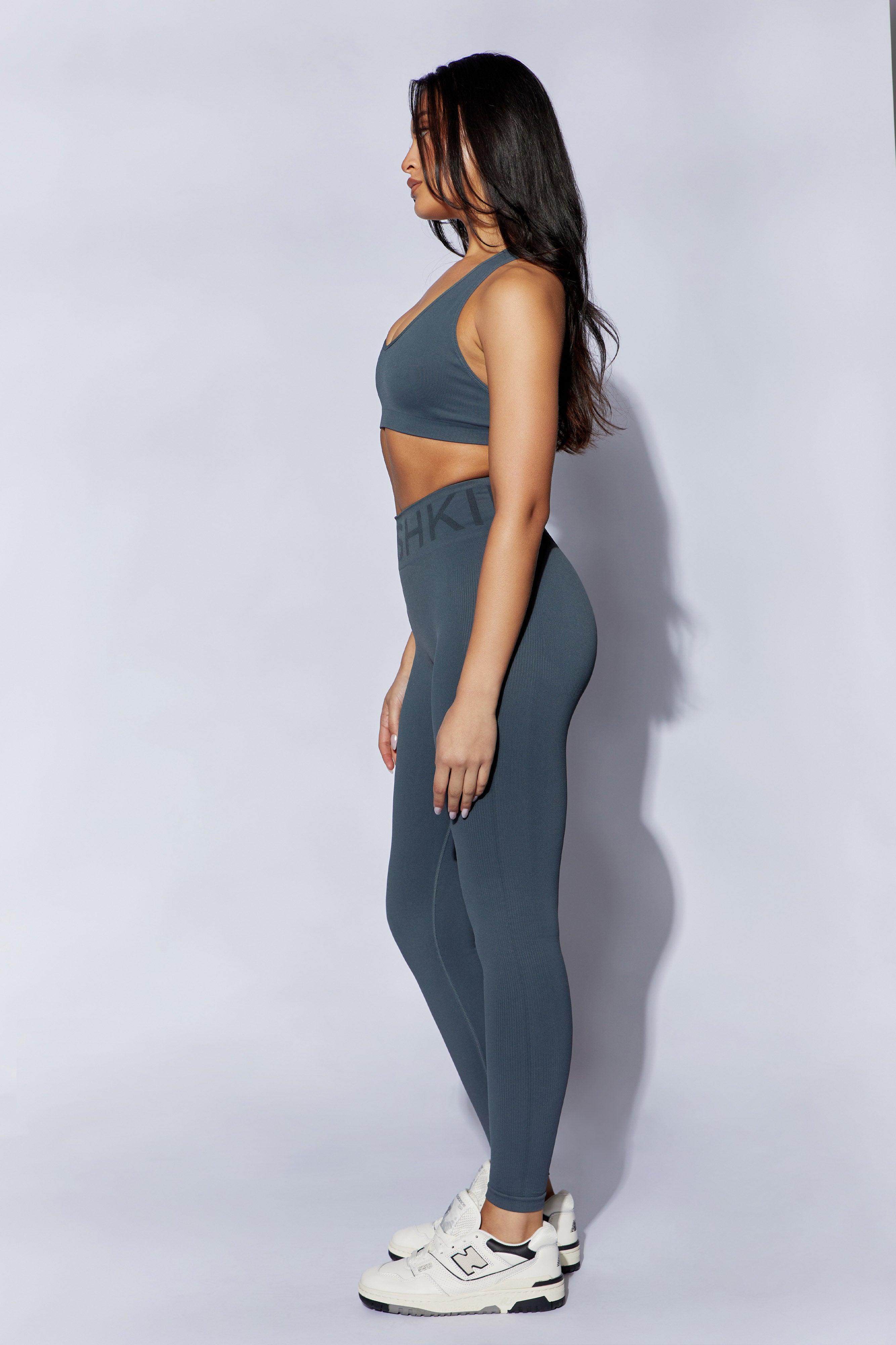 Quinn Halter Longline Top - Charcoal-My Chic Way.All Rights Reserved