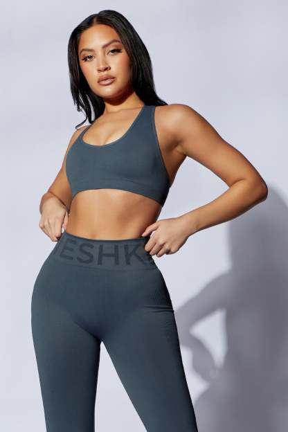 Quinn Halter Longline Top - Charcoal-My Chic Way.All Rights Reserved
