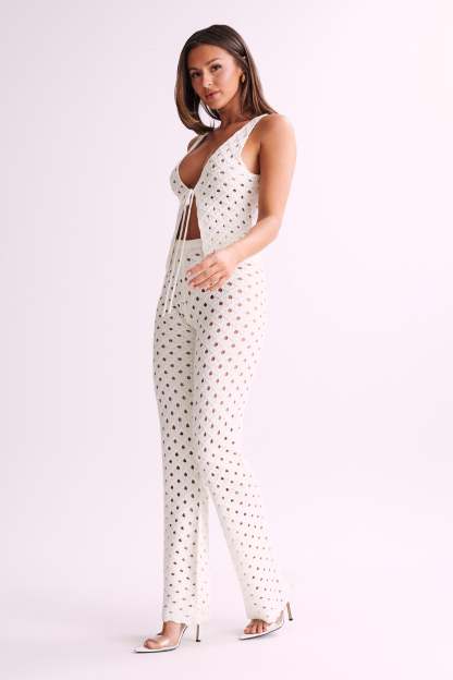 Santana Crochet Top - Ivory-My Chic Way.All Rights Reserved