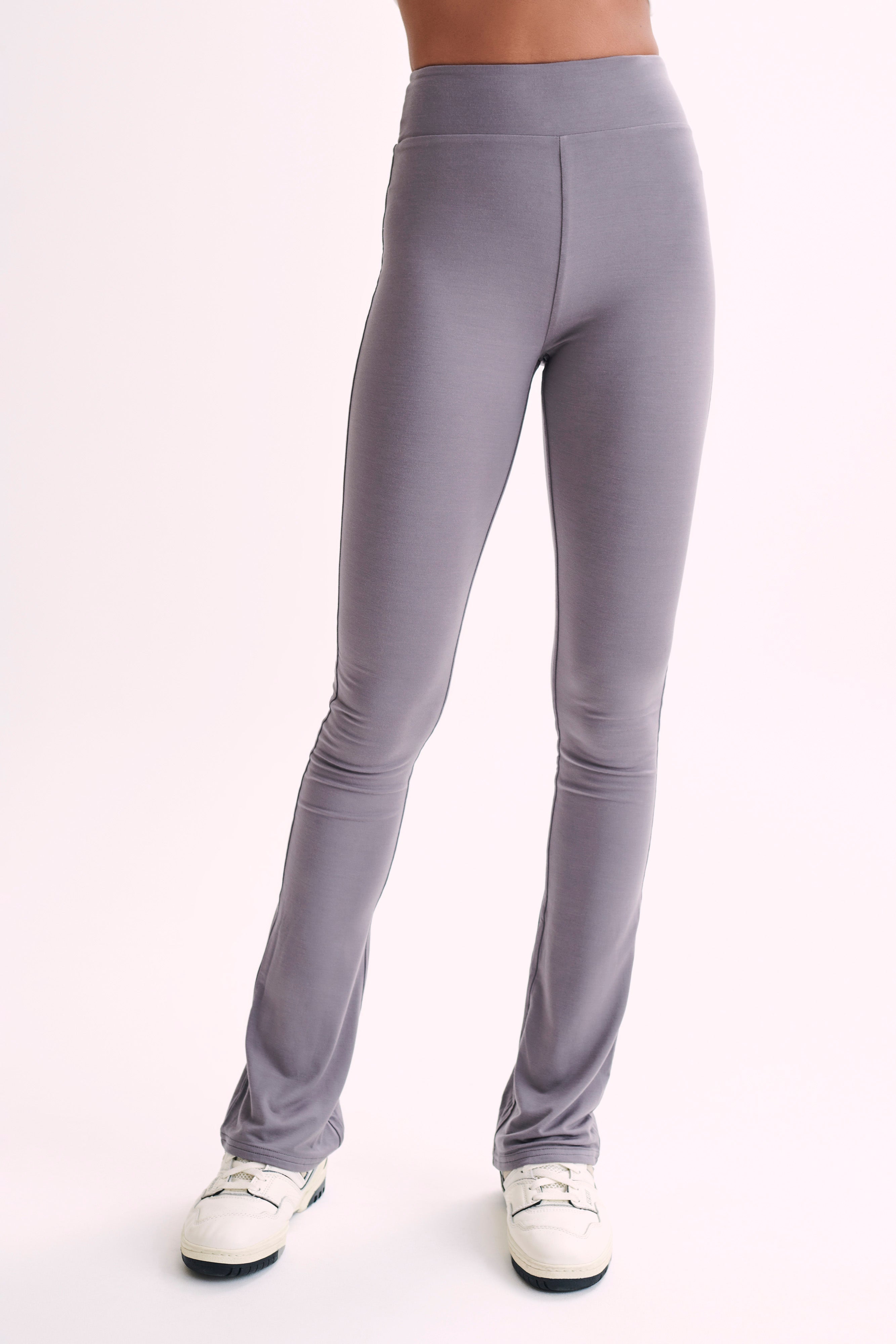 Sabrina Modal Straight Leg Pant - Slate Grey-My Chic Way.All Rights Reserved