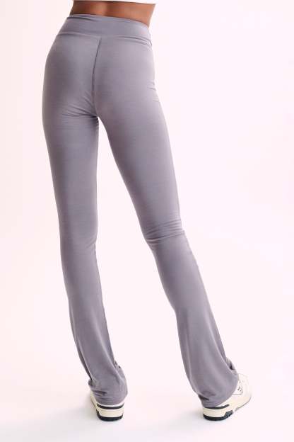 Sabrina Modal Straight Leg Pant - Slate Grey-My Chic Way.All Rights Reserved