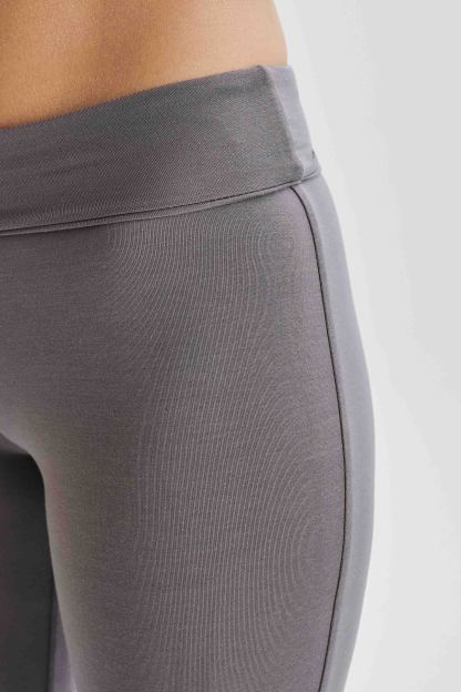 Sabrina Modal Straight Leg Pant - Slate Grey-My Chic Way.All Rights Reserved