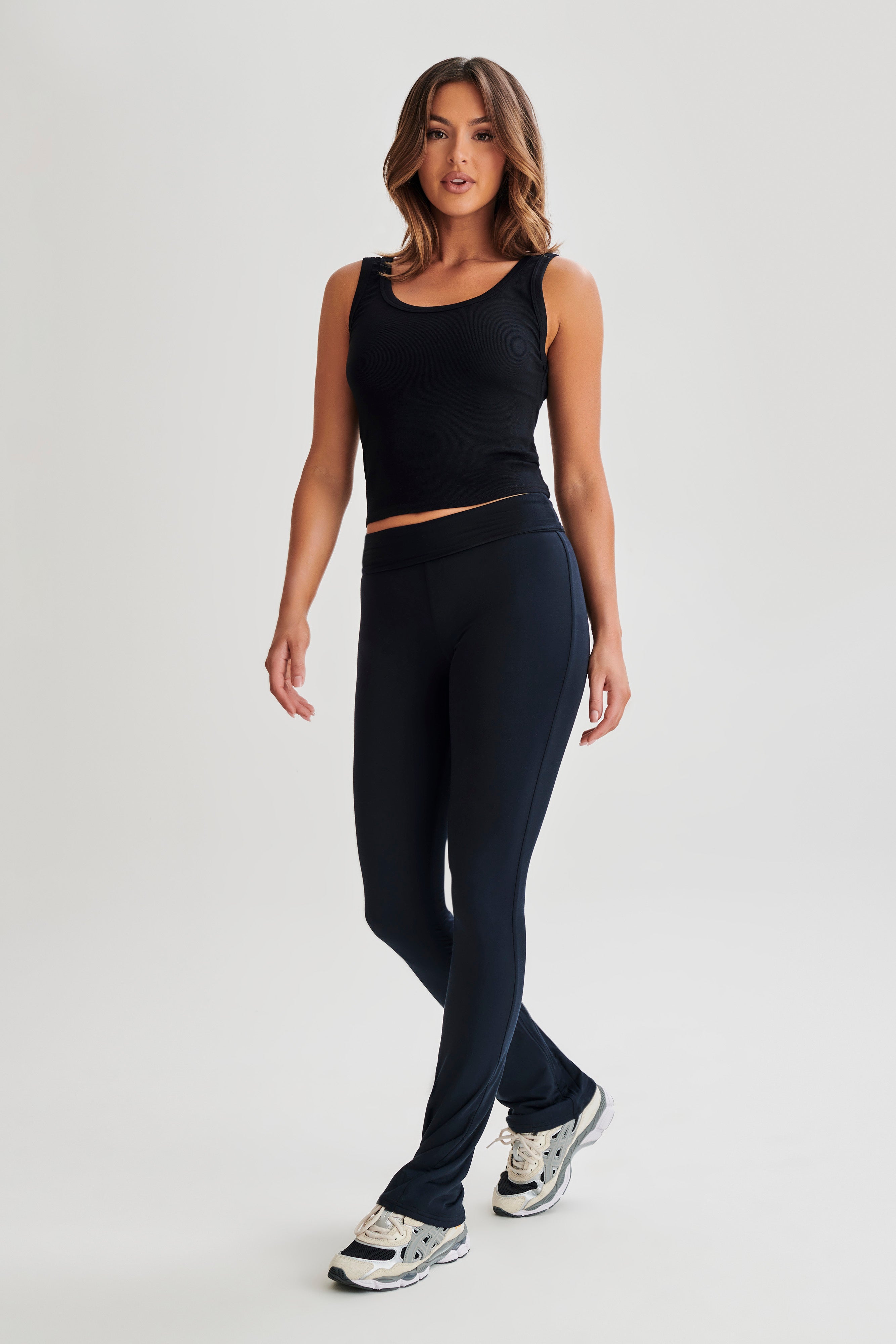 Sabrina Modal Straight Leg Pant - Black-My Chic Way.All Rights Reserved