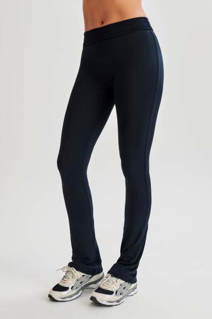 Sabrina Modal Straight Leg Pant - Black-My Chic Way.All Rights Reserved