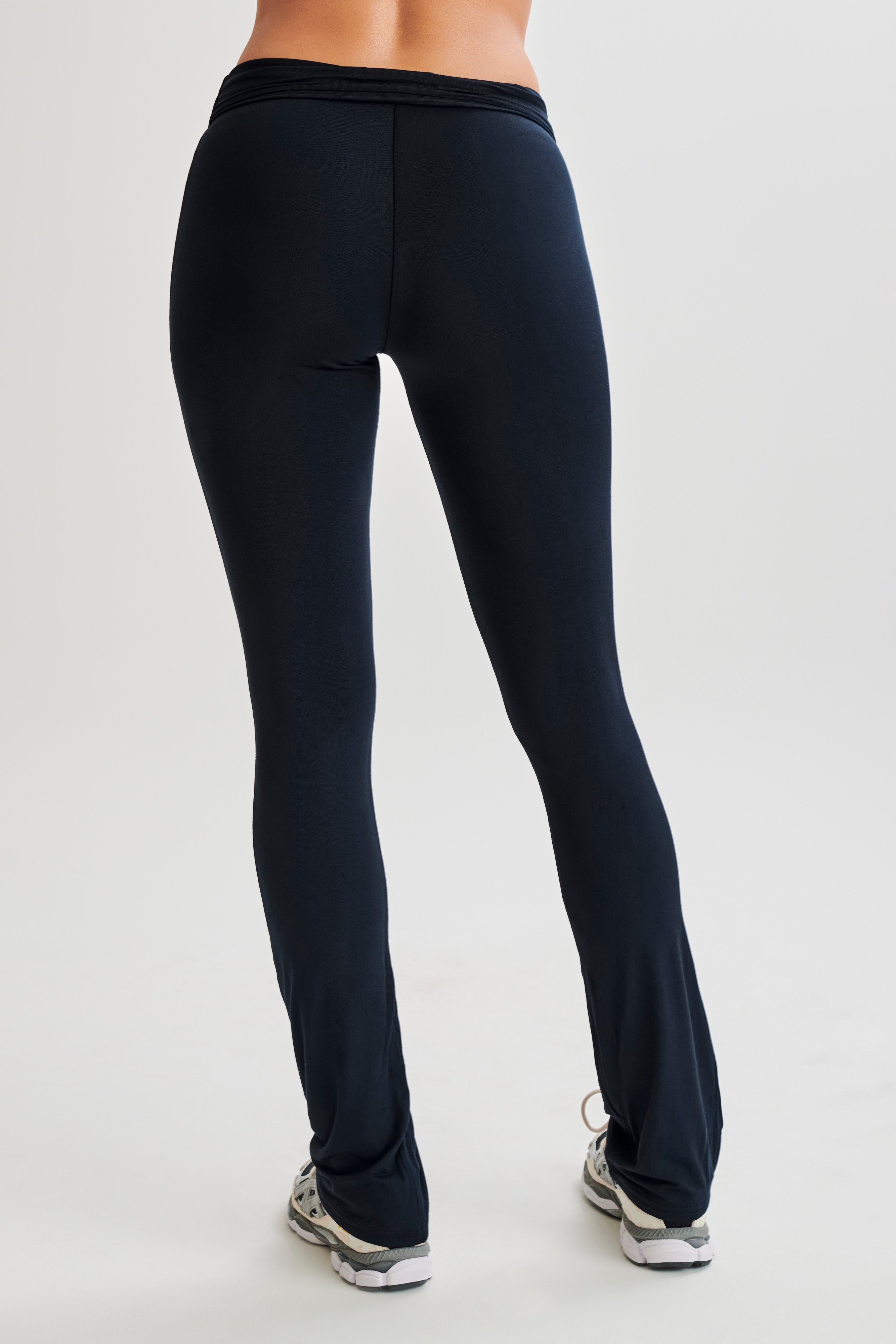 Sabrina Modal Straight Leg Pant - Black-My Chic Way.All Rights Reserved