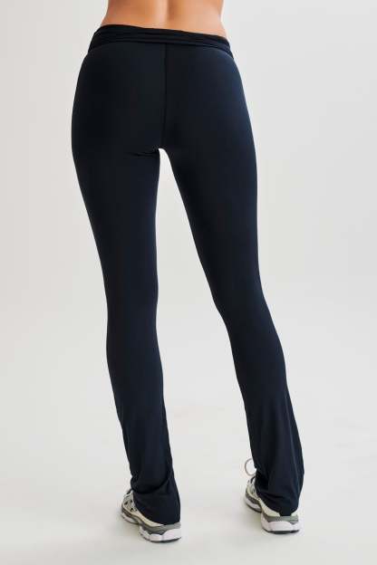 Sabrina Modal Straight Leg Pant - Black-My Chic Way.All Rights Reserved