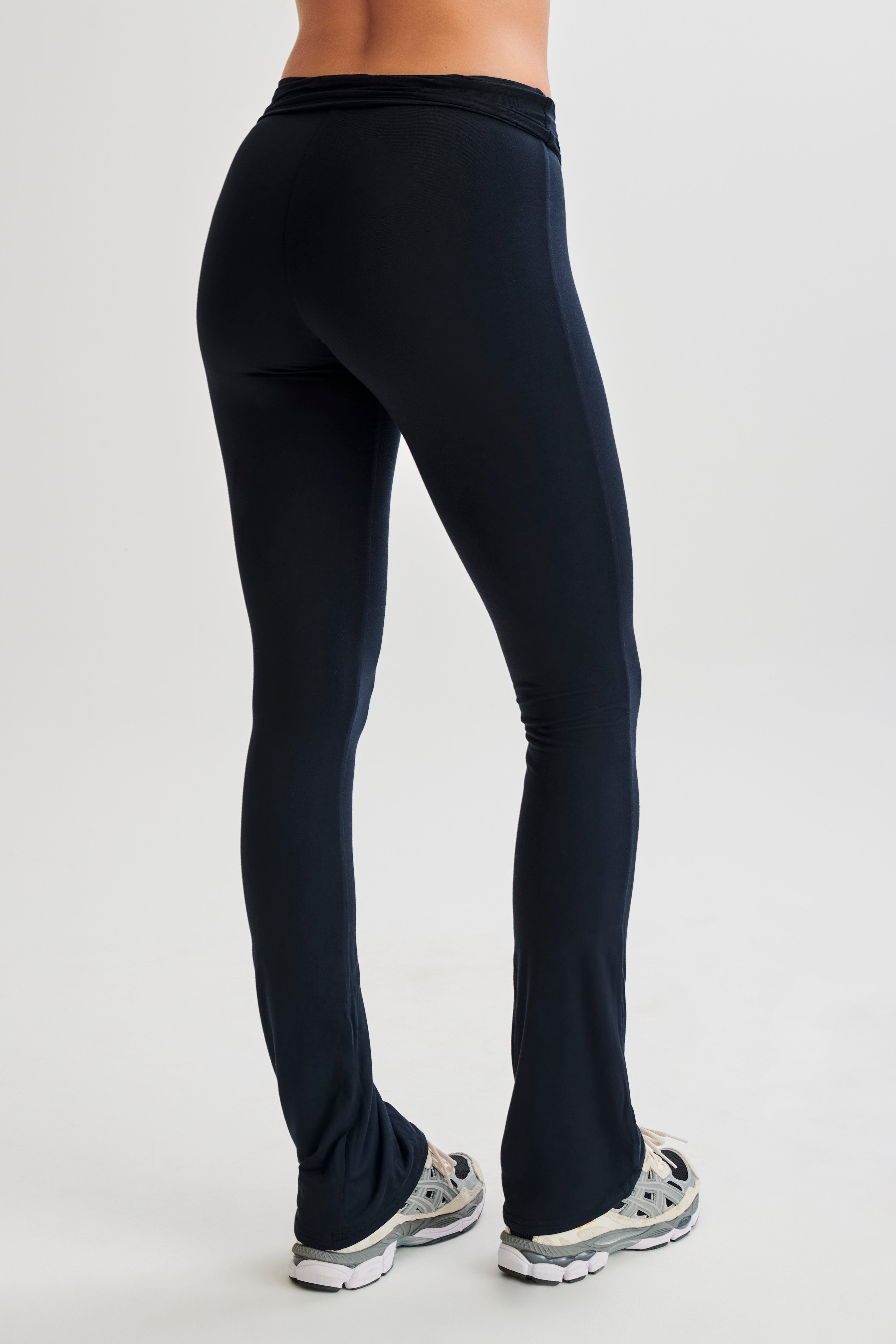 Sabrina Modal Straight Leg Pant - Black-My Chic Way.All Rights Reserved