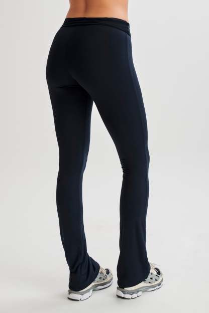 Sabrina Modal Straight Leg Pant - Black-My Chic Way.All Rights Reserved