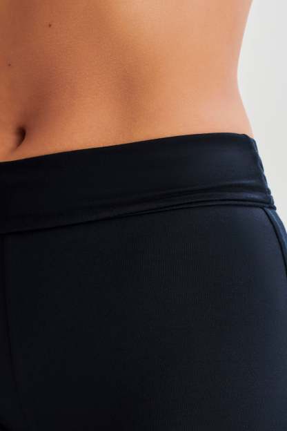 Sabrina Modal Straight Leg Pant - Black-My Chic Way.All Rights Reserved