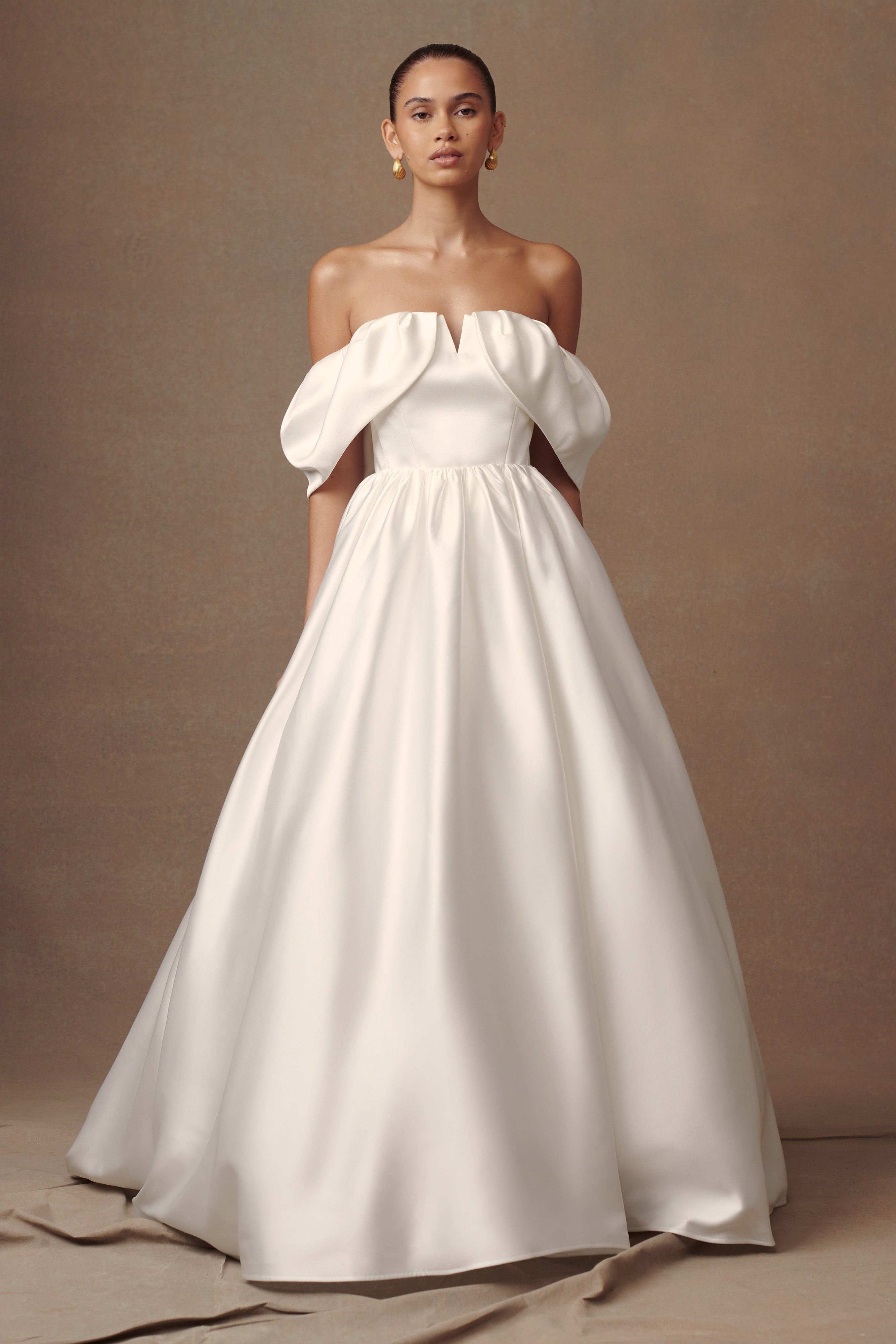 Portia Off Shoulder Satin Corset Top - White-My Chic Way.All Rights Reserved