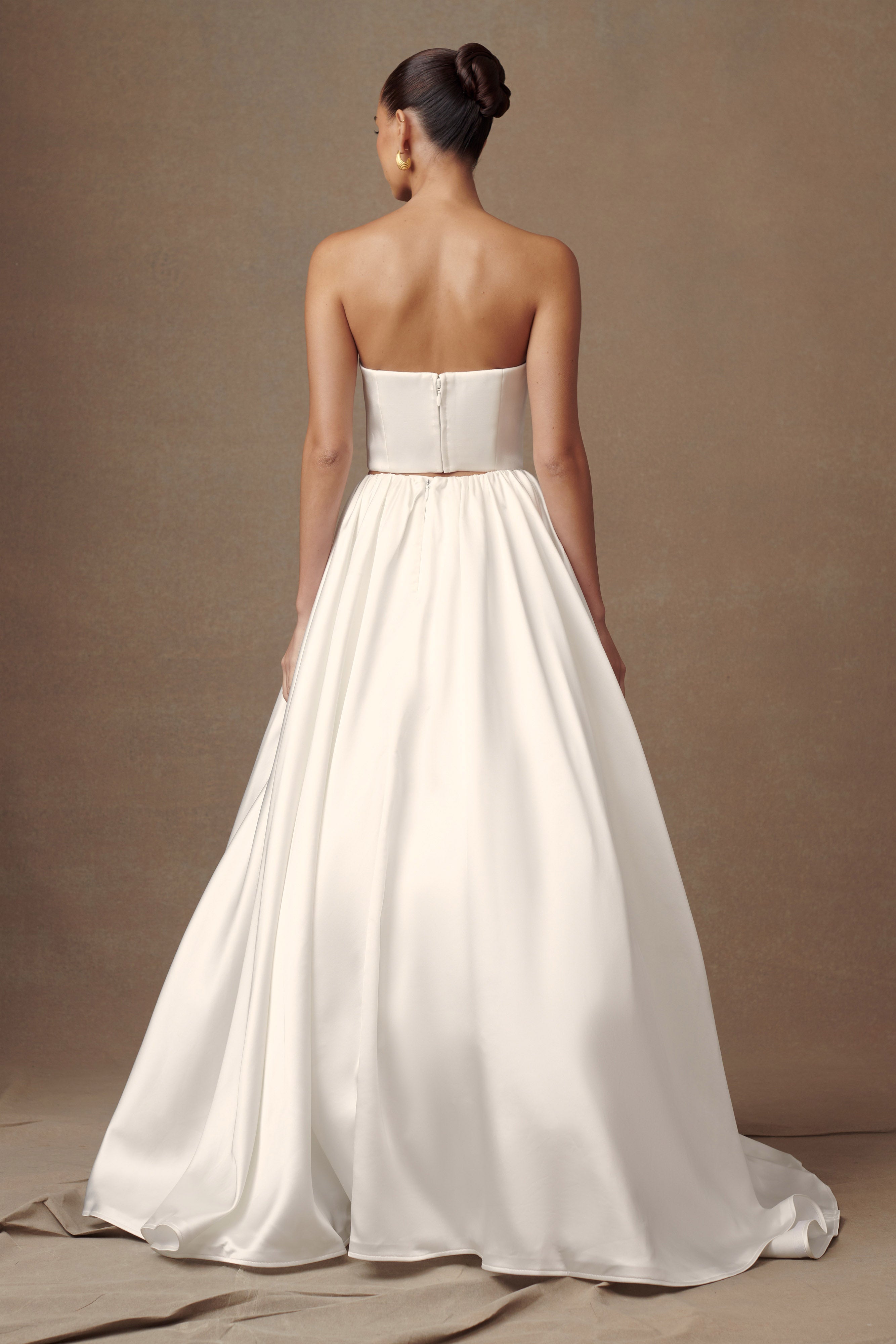 Portia Off Shoulder Satin Corset Top - White-My Chic Way.All Rights Reserved
