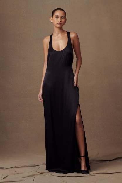 Jacquelyn Racerback Maxi Dress - Black-My Chic Way.All Rights Reserved