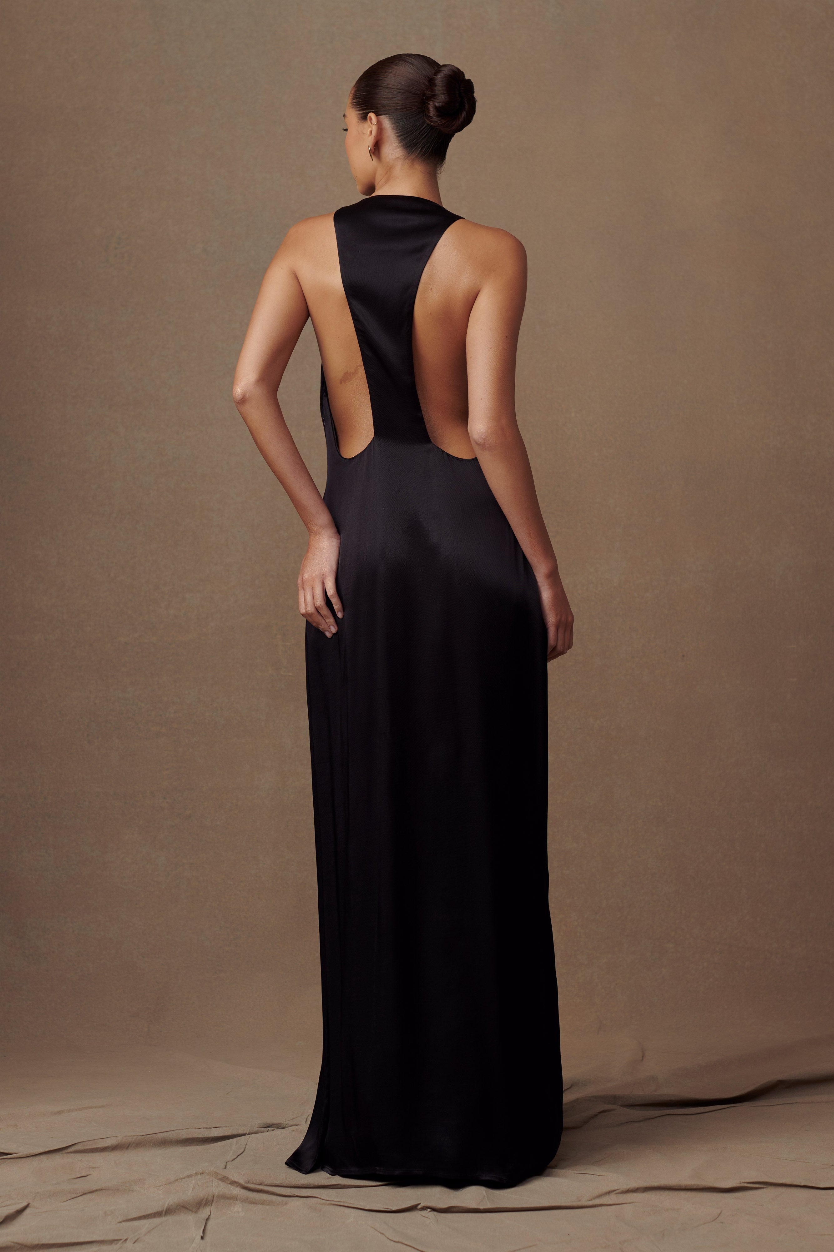 Jacquelyn Racerback Maxi Dress - Black-My Chic Way.All Rights Reserved