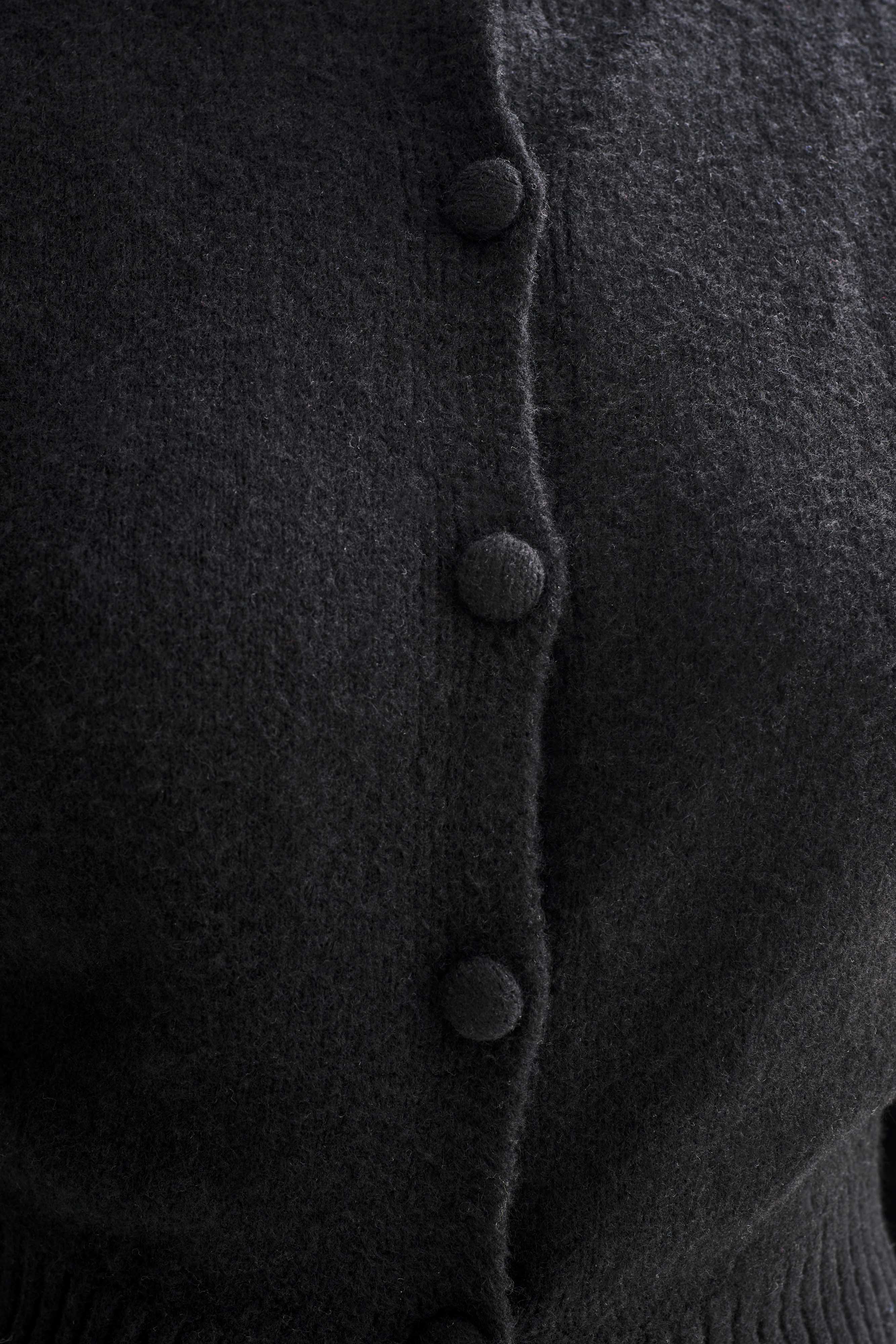 Genevieve Oversized Knit Cardigan - Black-My Chic Way.All Rights Reserved