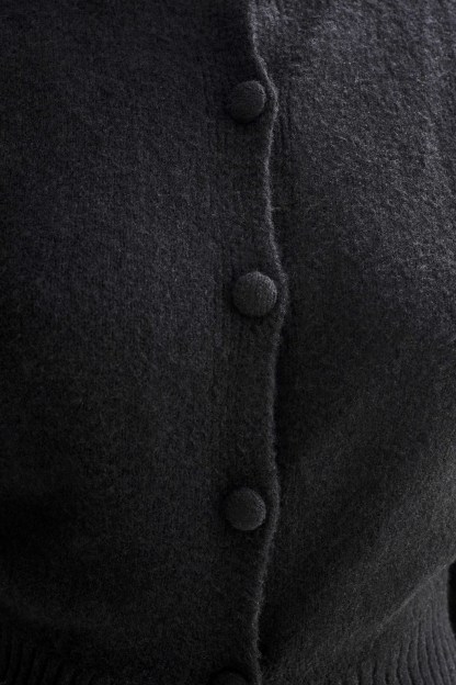 Genevieve Oversized Knit Cardigan - Black-My Chic Way.All Rights Reserved