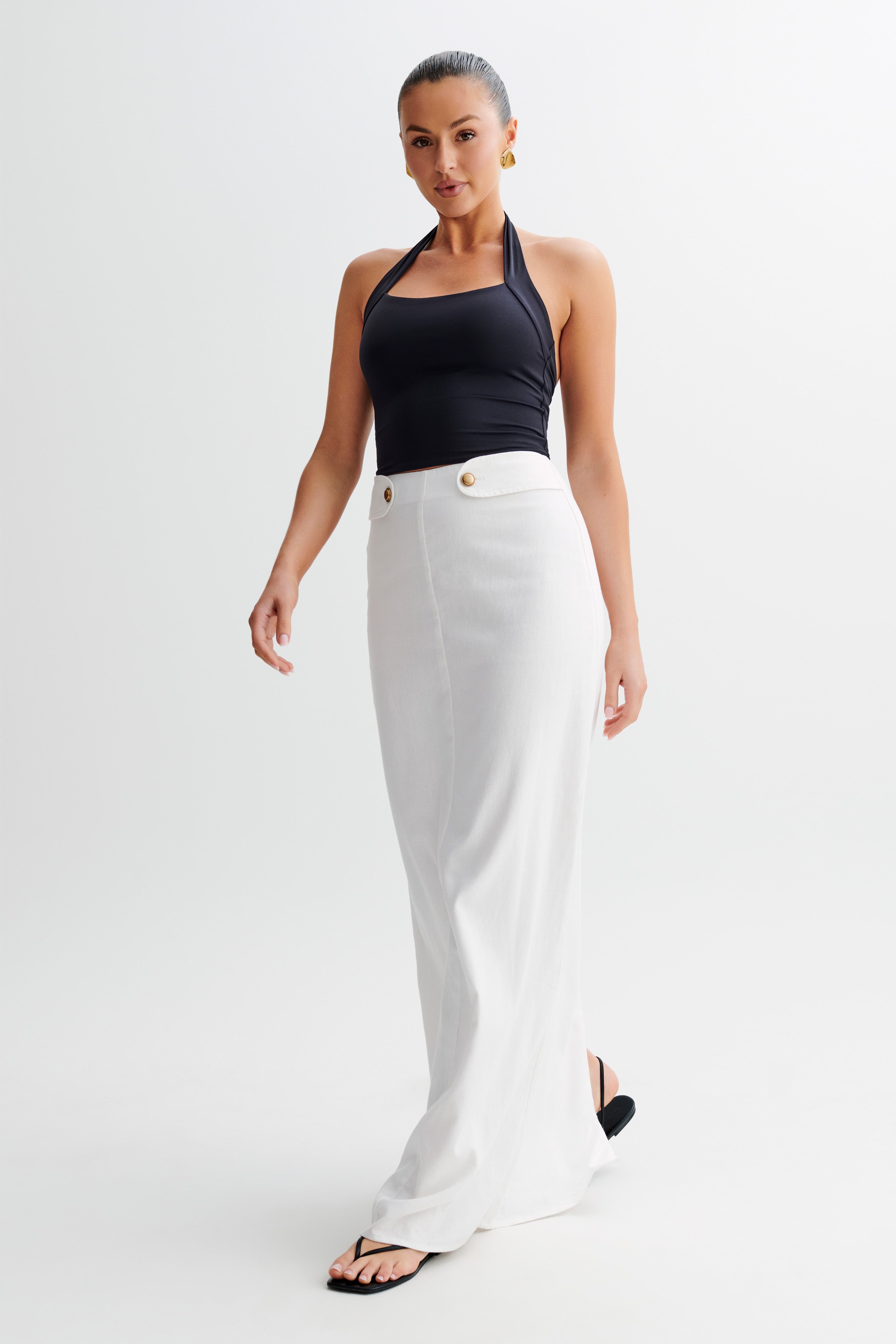 Renee Halter Top - Black-My Chic Way.All Rights Reserved
