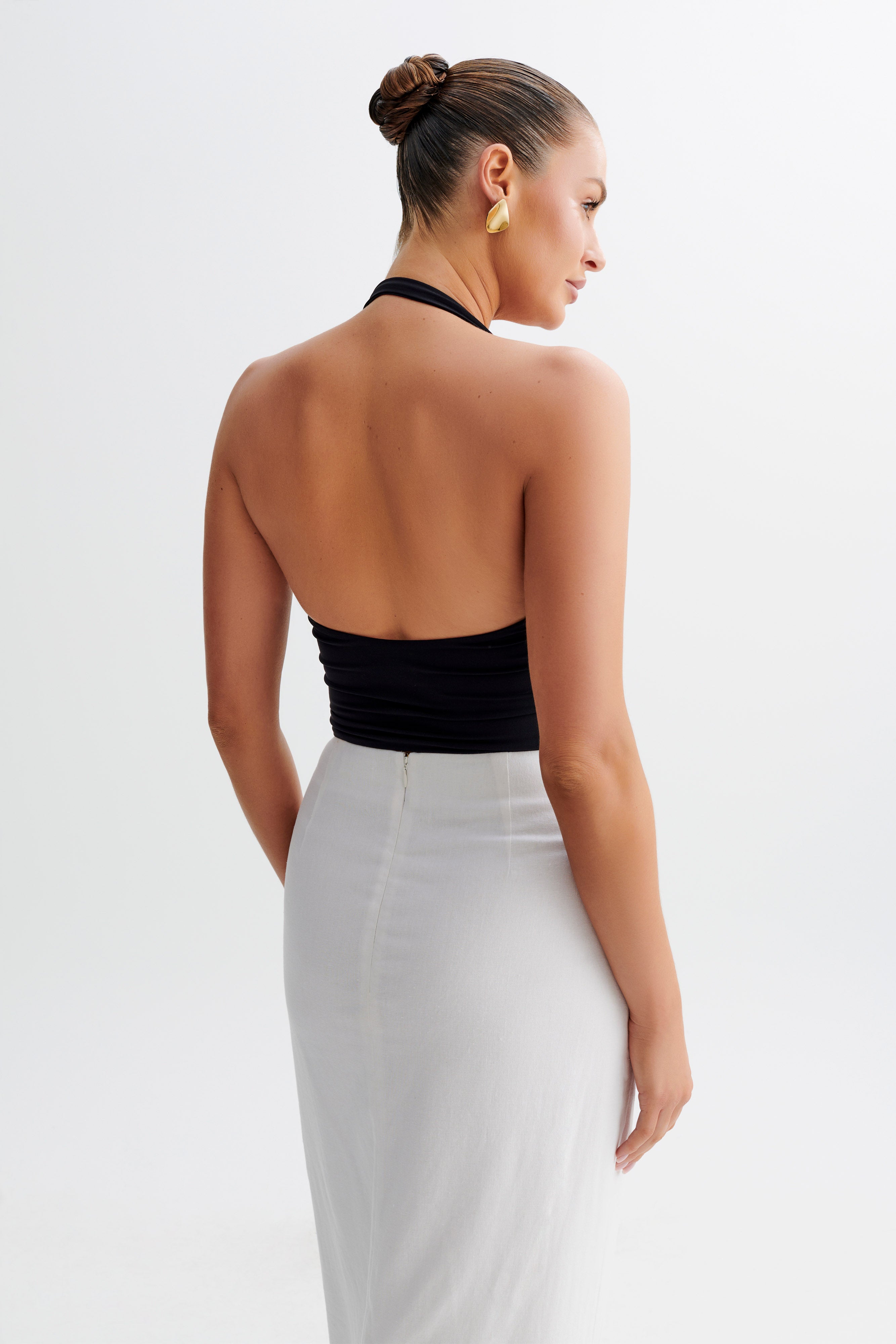 Renee Halter Top - Black-My Chic Way.All Rights Reserved