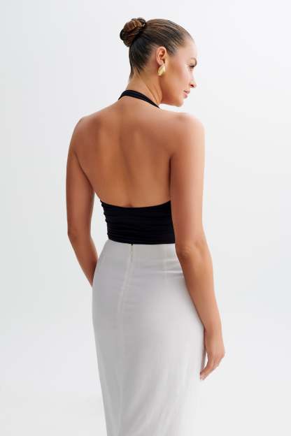 Renee Halter Top - Black-My Chic Way.All Rights Reserved