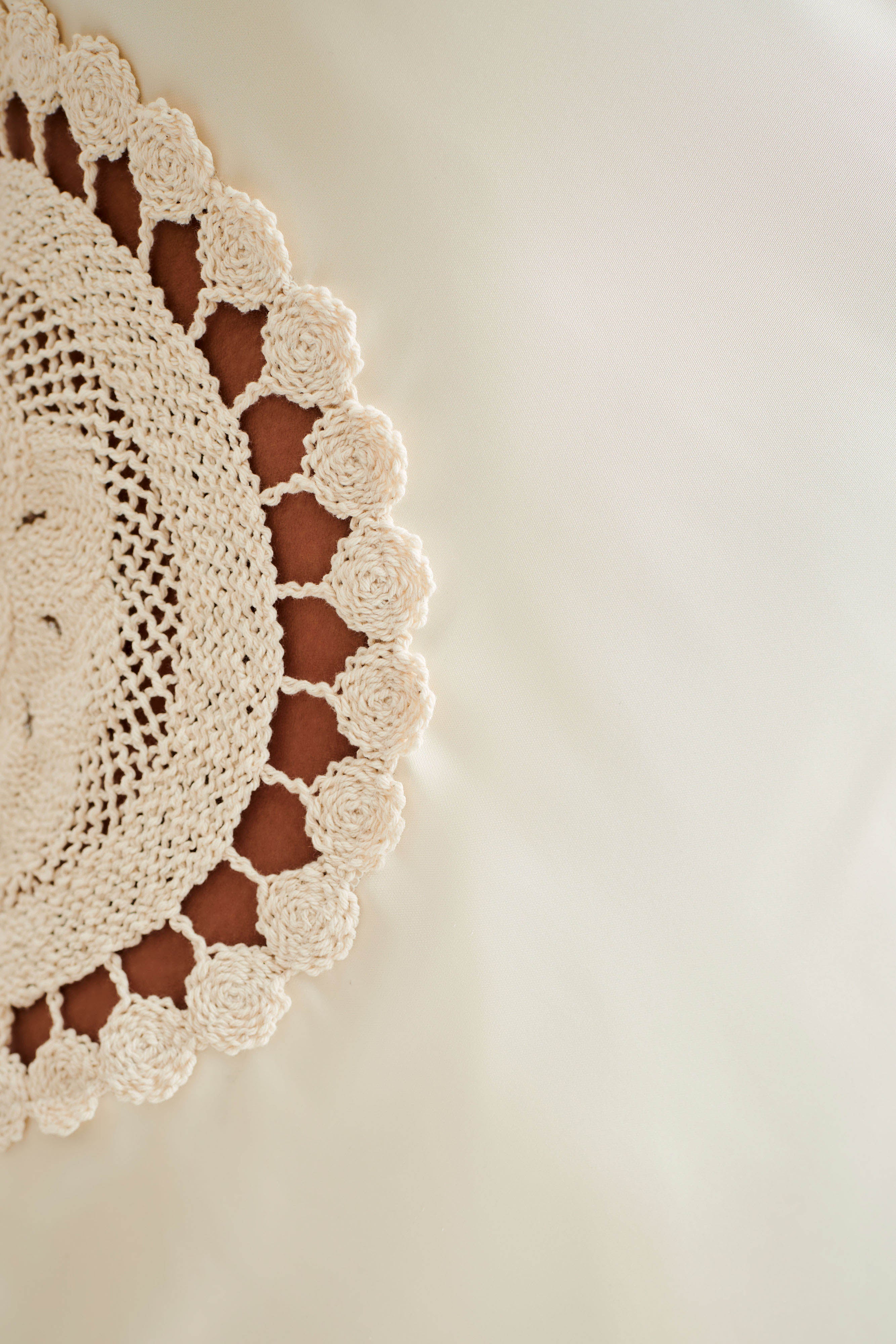 Kristina Satin Maxi Dress With Crochet - Ivory-My Chic Way.All Rights Reserved