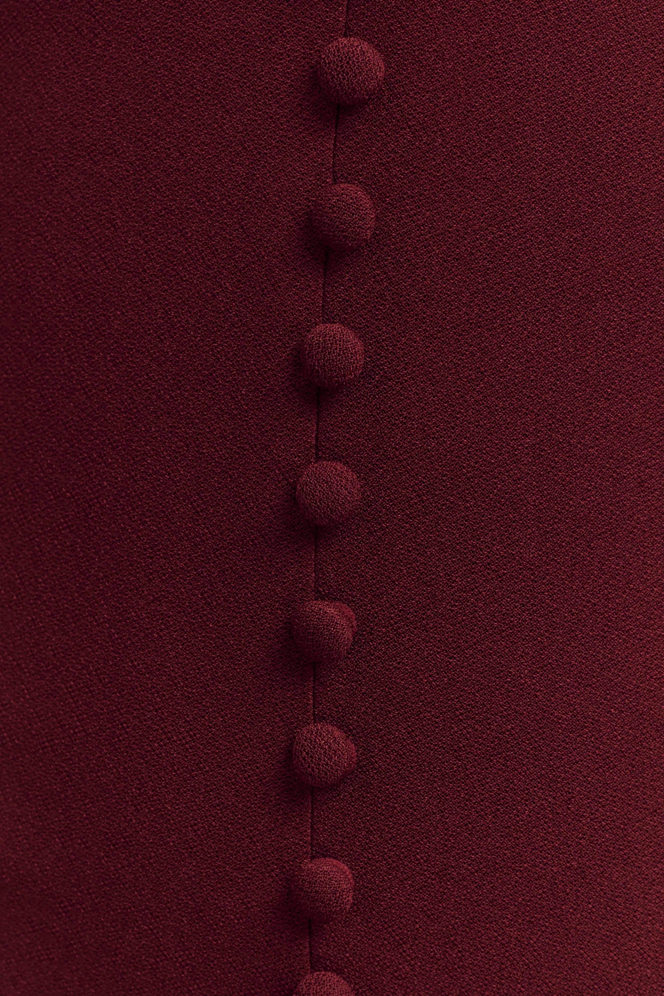 Annita Crepe Halter Midi Dress - Merlot-My Chic Way.All Rights Reserved