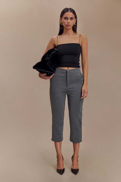 Arya Longline Spaghetti Strap Top - Black-My Chic Way.All Rights Reserved