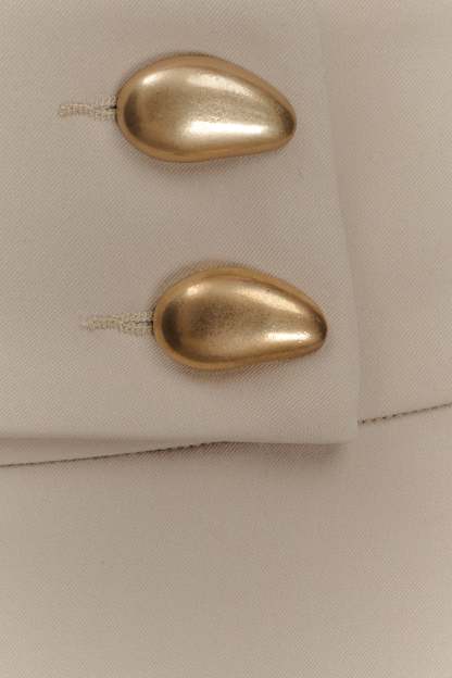 Lindie Straight Leg Suiting Pants - Sand-My Chic Way.All Rights Reserved