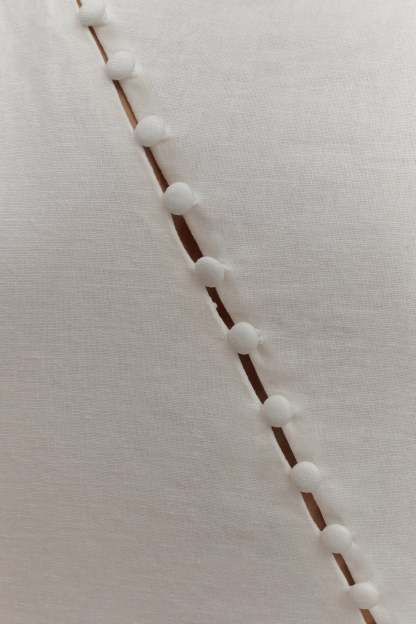 Bronte Linen Button Midi Dress - White-My Chic Way.All Rights Reserved