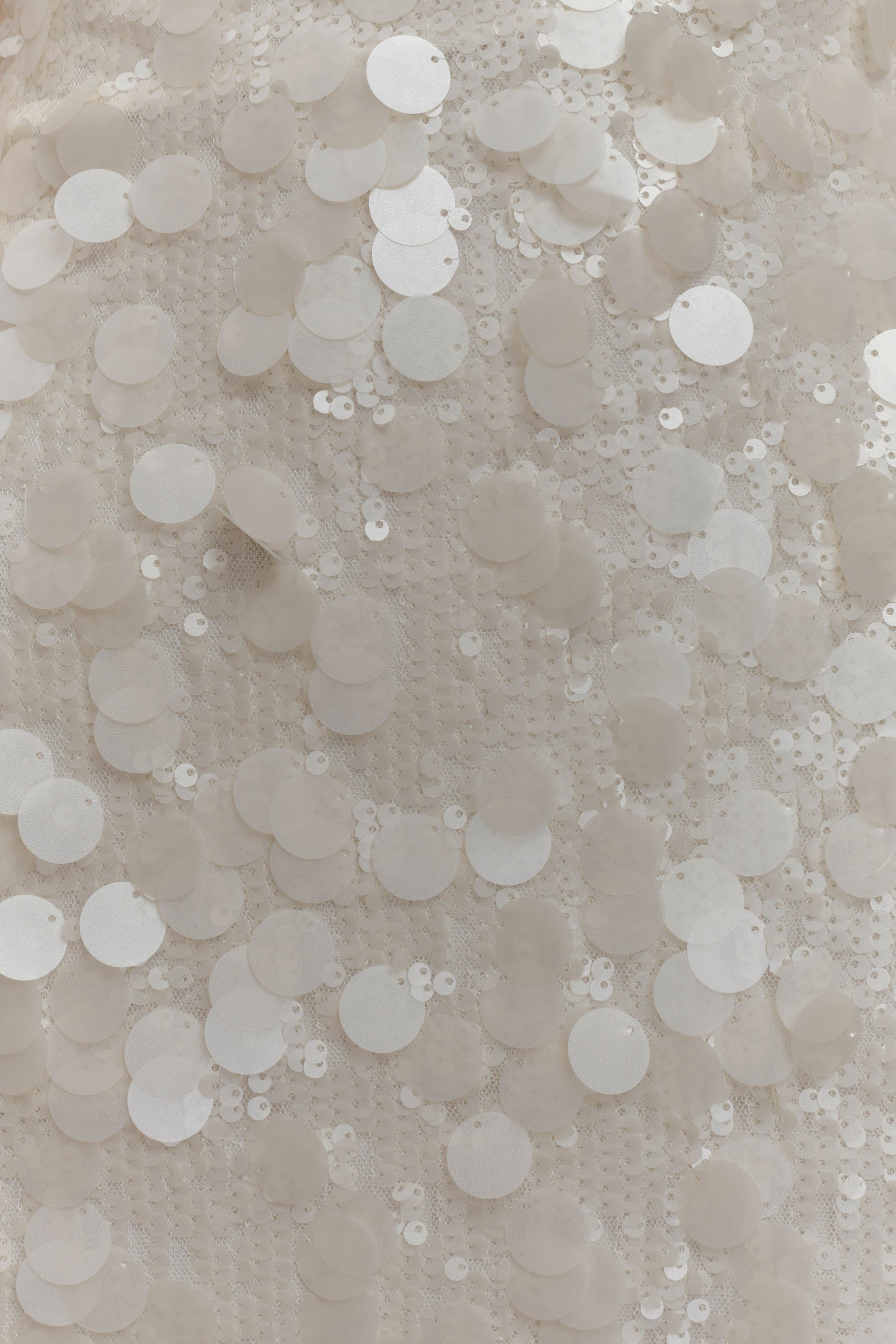 Romilly Sequin Mini Dress - Ivory-My Chic Way.All Rights Reserved