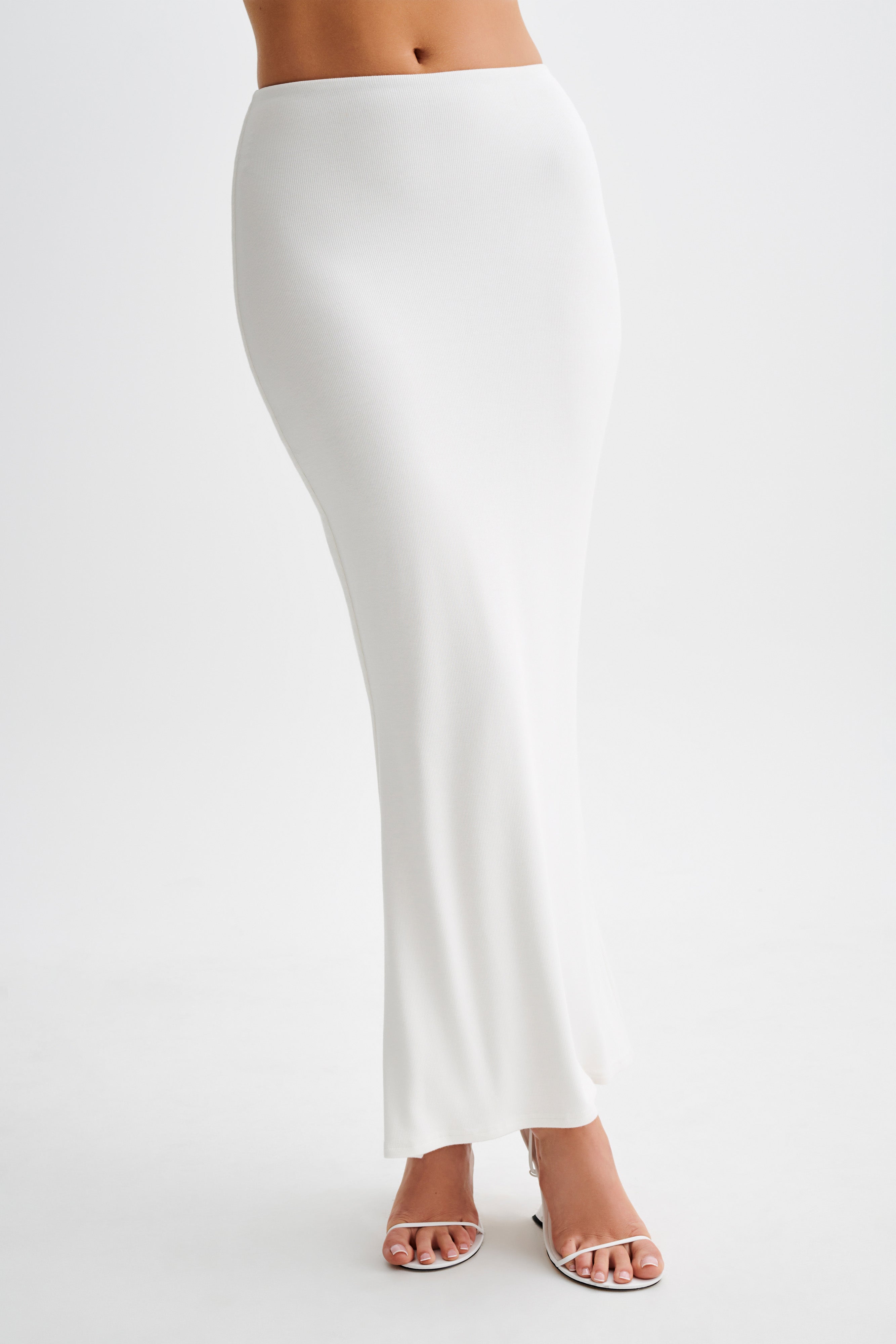 Jonah Modal Maxi Skirt - Ivory-My Chic Way.All Rights Reserved