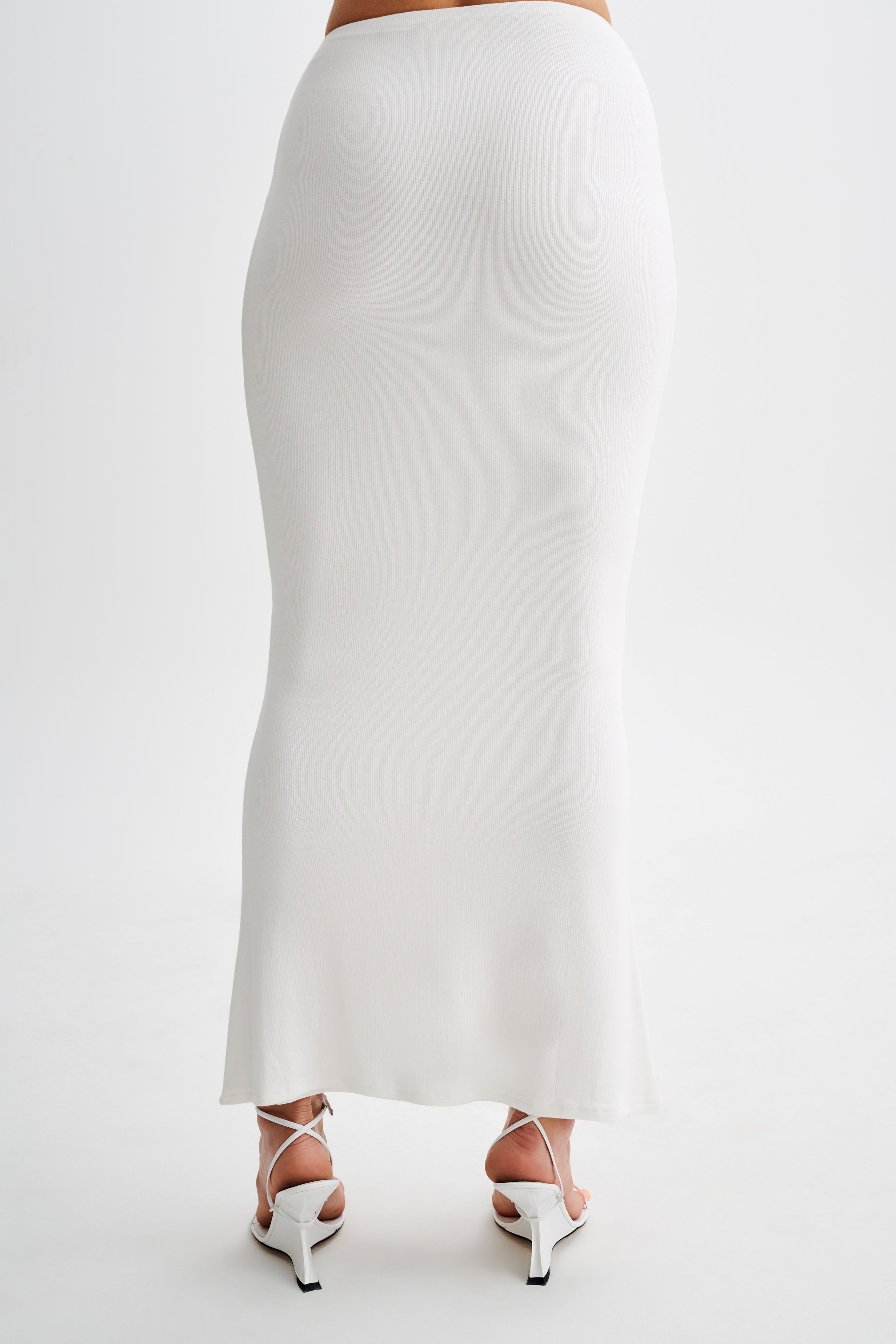 Jonah Modal Maxi Skirt - Ivory-My Chic Way.All Rights Reserved