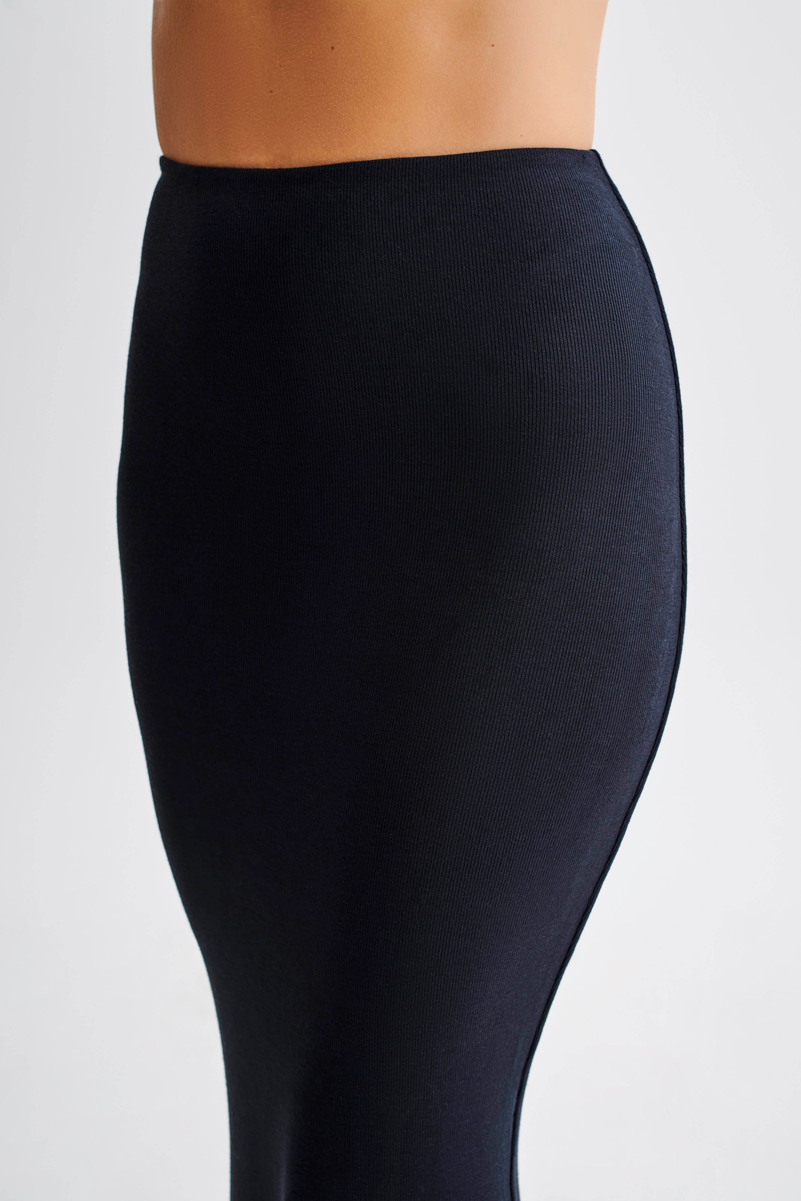 Jonah Modal Maxi Skirt - Black-My Chic Way.All Rights Reserved
