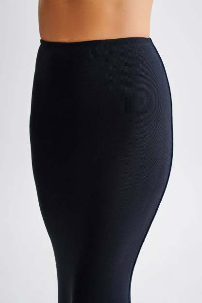 Jonah Modal Maxi Skirt - Black-My Chic Way.All Rights Reserved