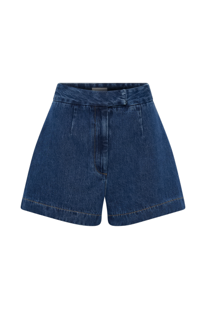 Abel Denim Shorts - Dark Blue-My Chic Way.All Rights Reserved